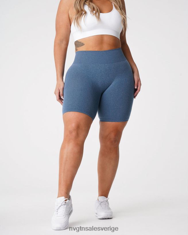 B886LB371 skifferblå kondition NVGTN kvinnor proffs sömlösa shorts