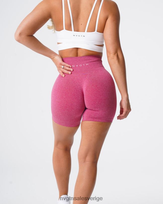 B886LB383 djupröd kondition NVGTN kvinnor proffs sömlösa shorts