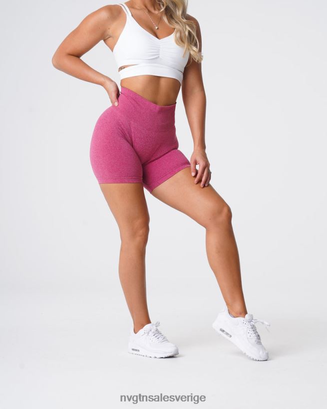B886LB383 djupröd kondition NVGTN kvinnor proffs sömlösa shorts