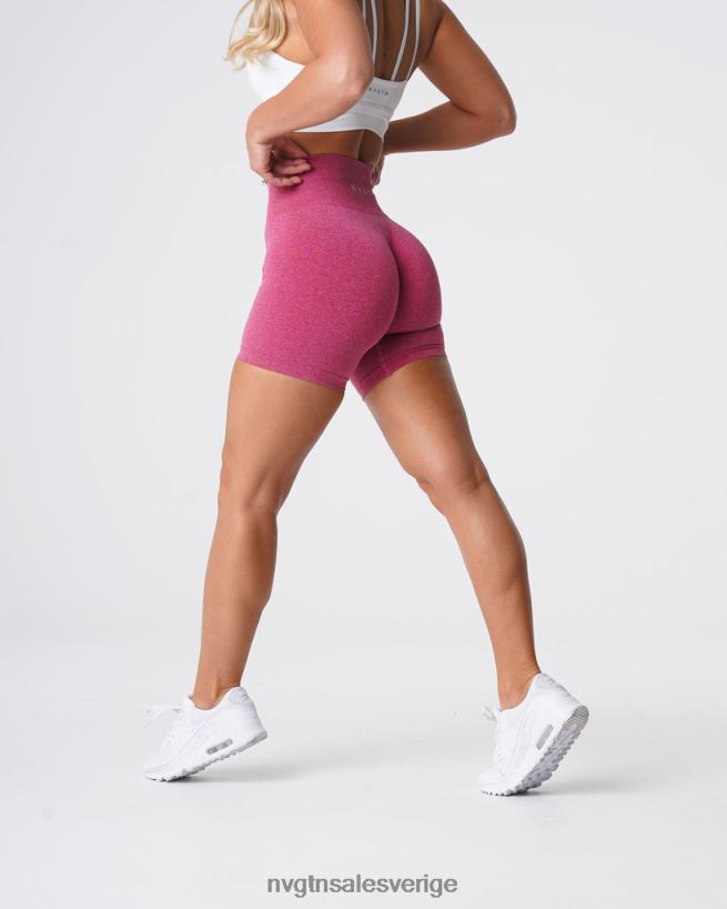 B886LB383 djupröd kondition NVGTN kvinnor proffs sömlösa shorts