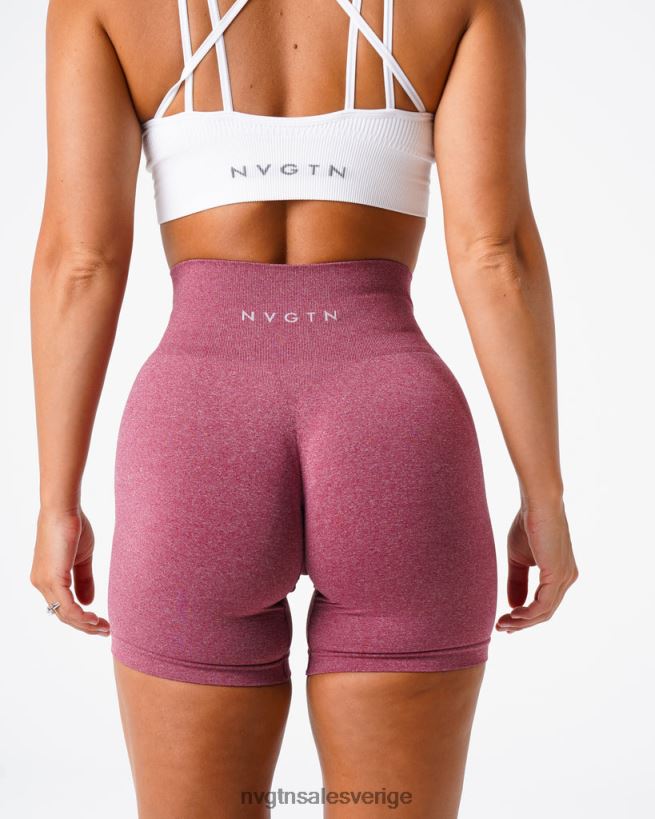 B886LB385 rödbrun kondition NVGTN kvinnor proffs sömlösa shorts