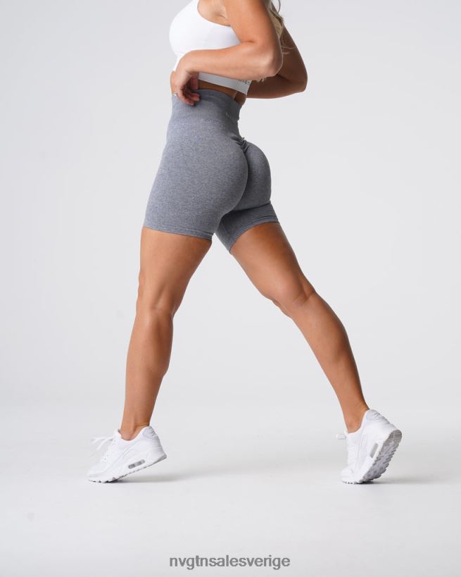 B886LB394 grå kondition NVGTN kvinnor crunch sömlösa shorts