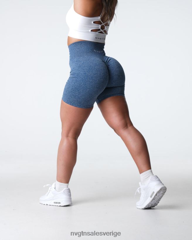 B886LB399 skifferblå kondition NVGTN kvinnor crunch sömlösa shorts