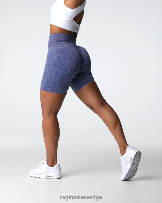 B886LB400 indigo kondition NVGTN kvinnor crunch sömlösa shorts