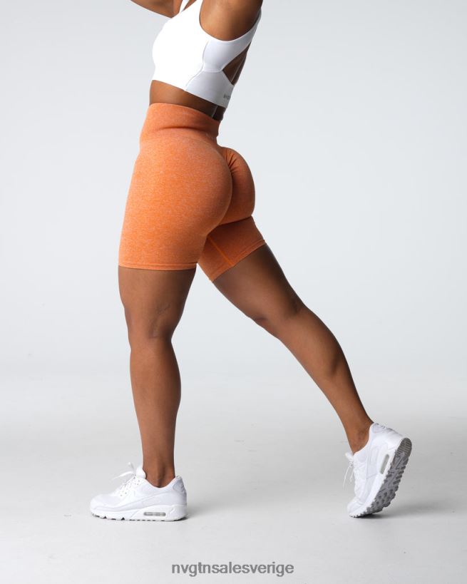 B886LB401 bränd apelsin kondition NVGTN kvinnor crunch sömlösa shorts