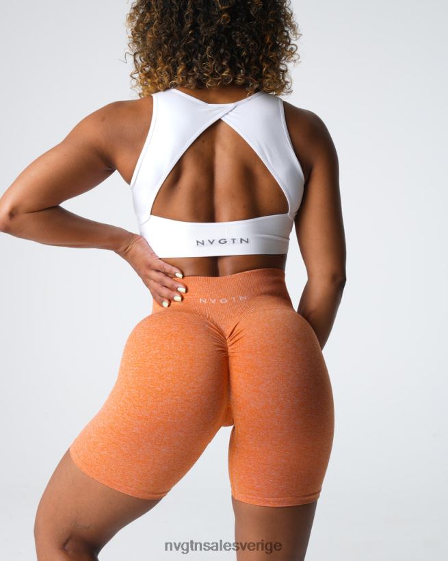 B886LB401 bränd apelsin kondition NVGTN kvinnor crunch sömlösa shorts