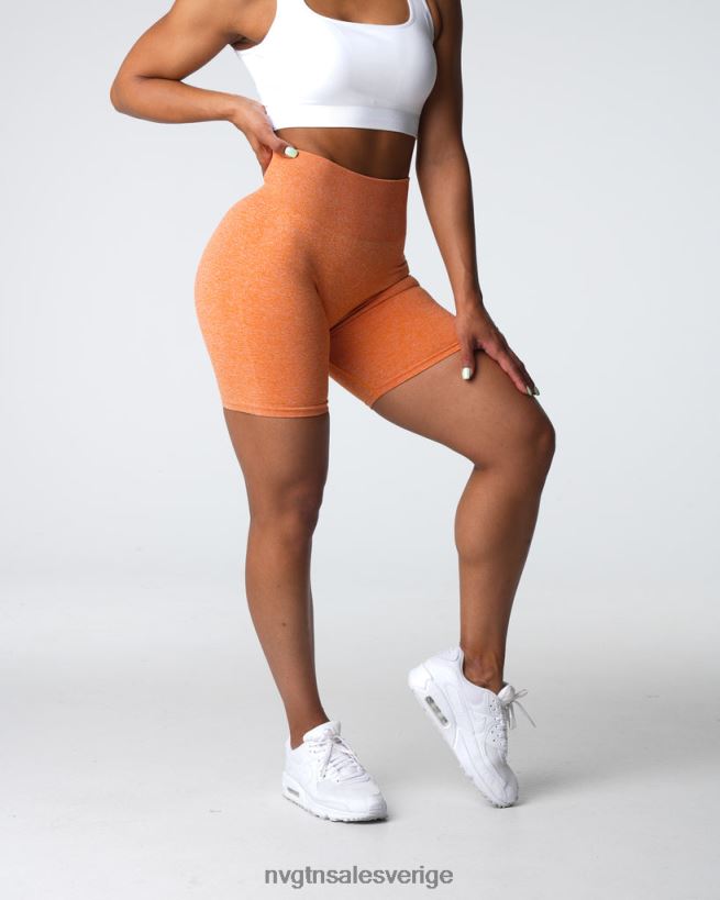 B886LB401 bränd apelsin kondition NVGTN kvinnor crunch sömlösa shorts