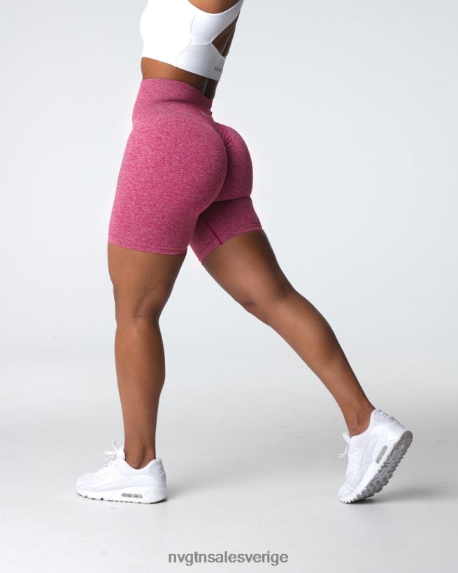 B886LB404 djupröd kondition NVGTN kvinnor crunch sömlösa shorts
