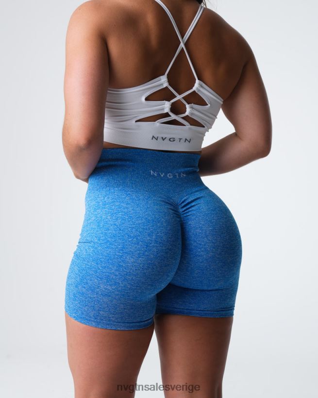 B886LB412 havsblå kondition NVGTN kvinnor crunch sömlösa shorts