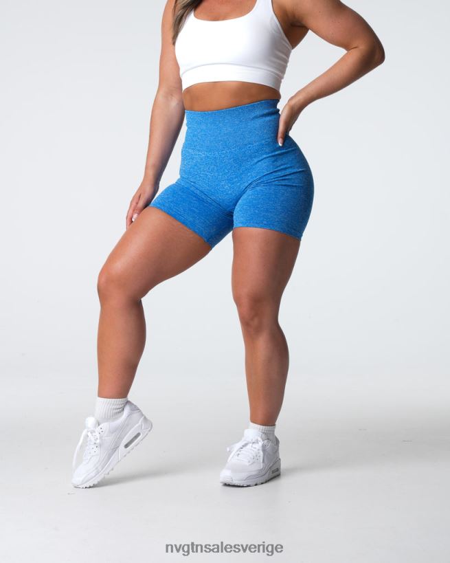 B886LB412 havsblå kondition NVGTN kvinnor crunch sömlösa shorts