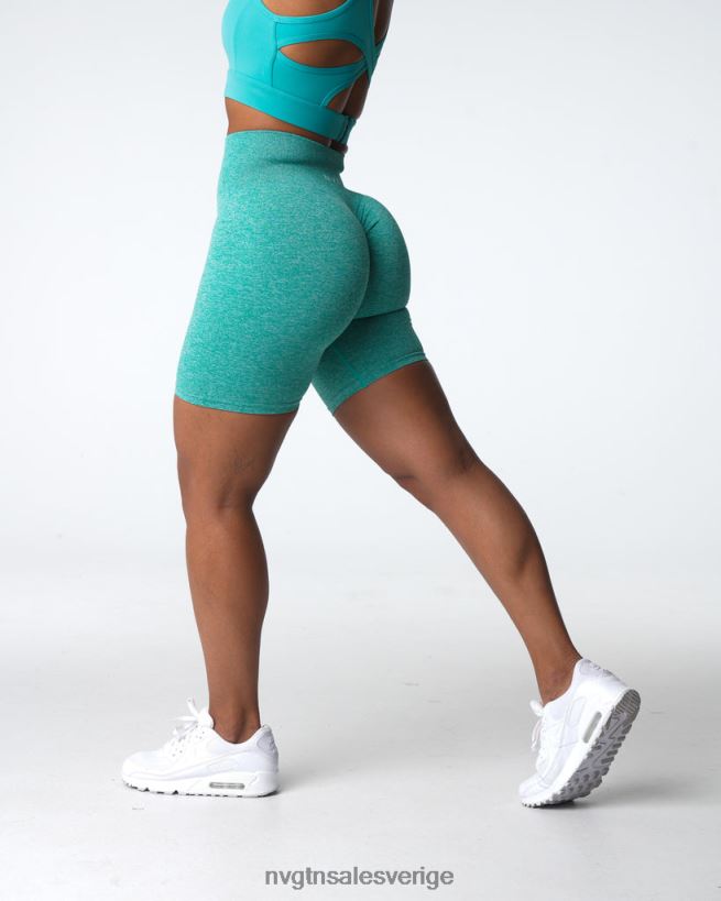 B886LB413 turkos kondition NVGTN kvinnor crunch sömlösa shorts