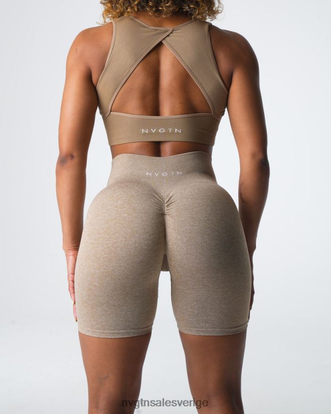 B886LB414 beige kondition NVGTN kvinnor crunch sömlösa shorts