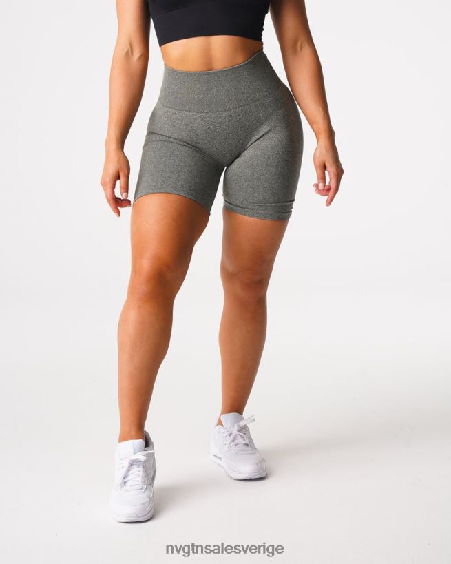 B886LB425 khaki grön kondition NVGTN kvinnor crunch sömlösa shorts