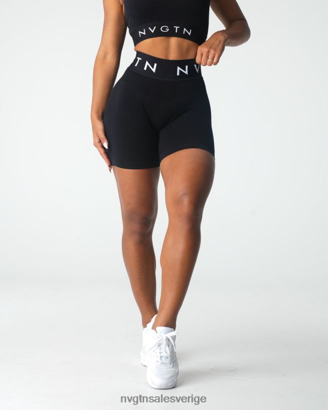 B886LB430 svart kondition NVGTN kvinnor sport sömlösa shorts