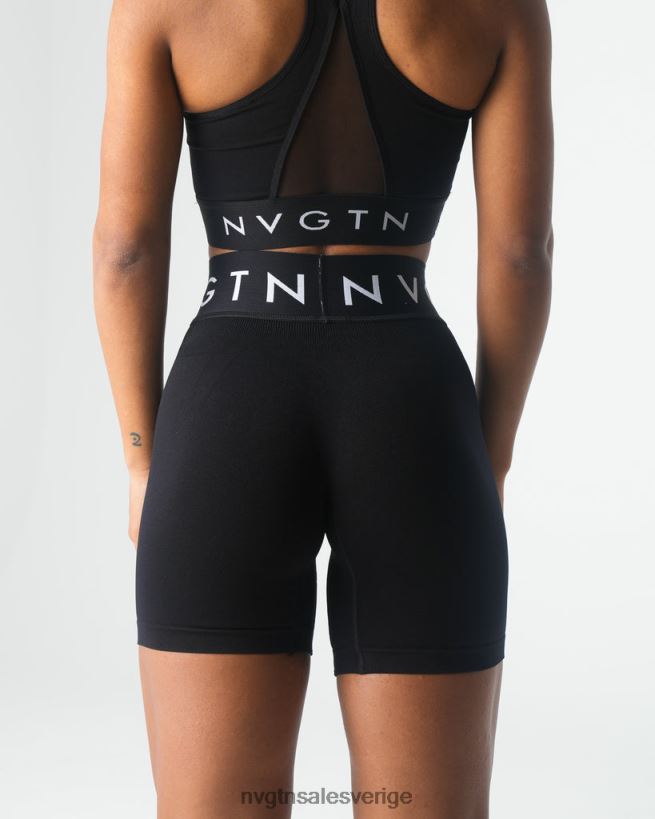 B886LB430 svart kondition NVGTN kvinnor sport sömlösa shorts