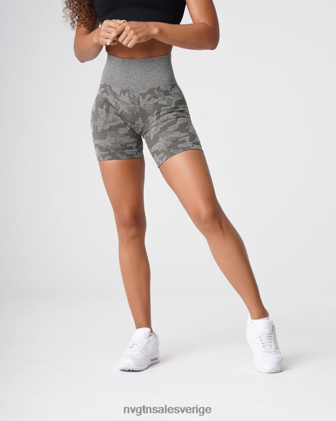 B886LB440 khaki grön kondition NVGTN kvinnor camo sömlösa shorts