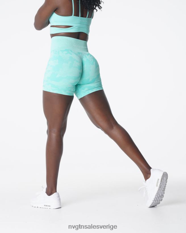 B886LB448 mynta kondition NVGTN kvinnor camo sömlösa shorts