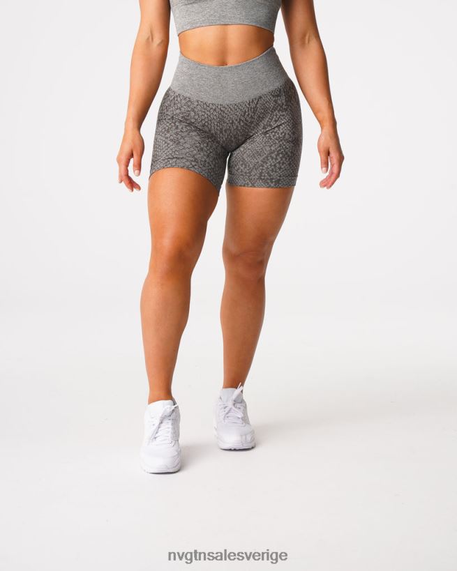 B886LB474 khaki grön kondition NVGTN kvinnor sömlösa shorts av ormskinn