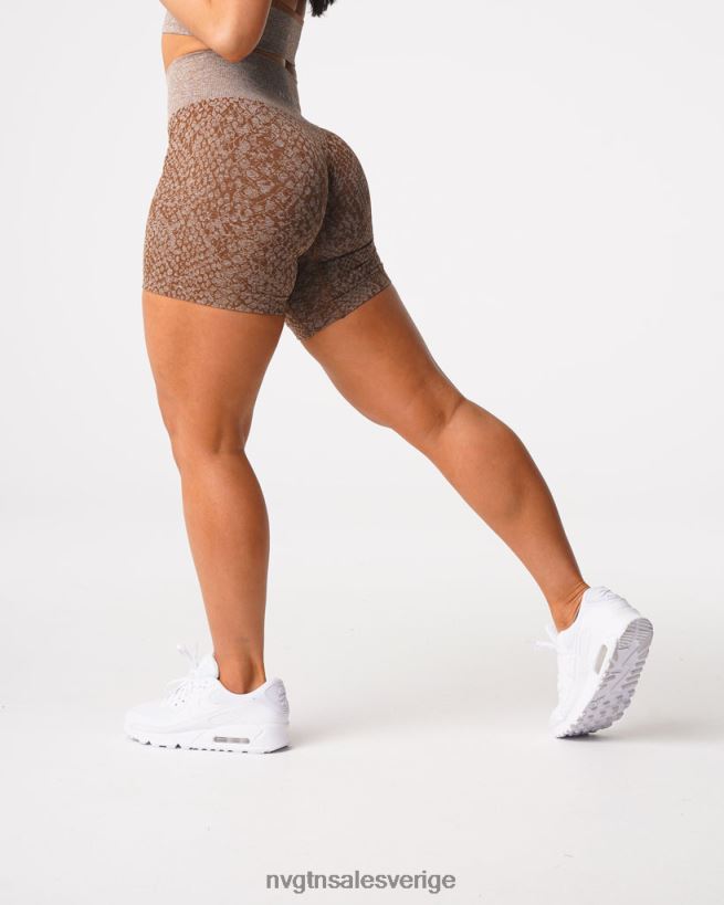 B886LB475 mocka kondition NVGTN kvinnor sömlösa shorts av ormskinn