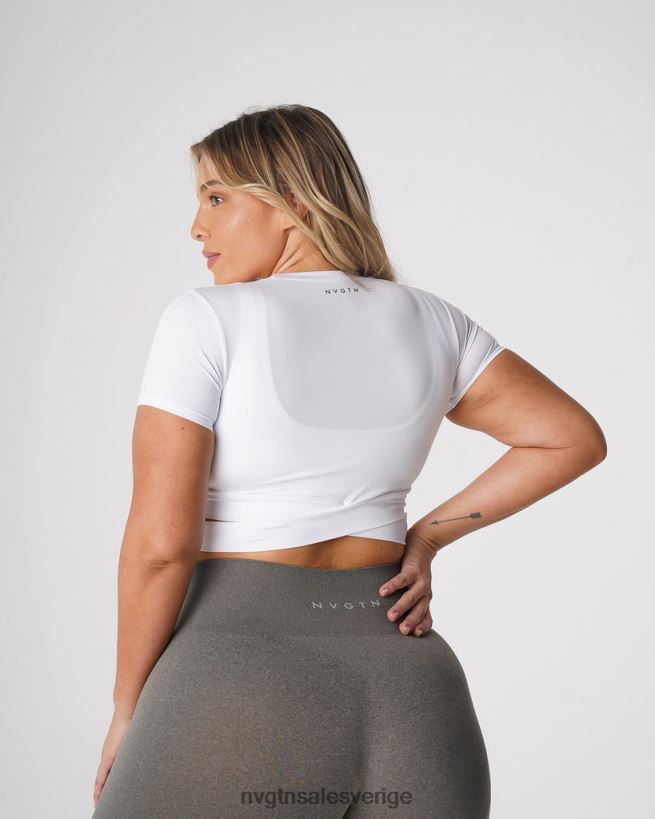 B886LB247 vit kondition NVGTN kvinnor crossbody t-shirt