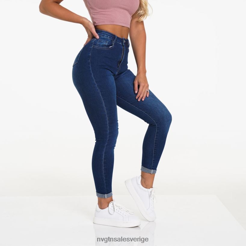 B886LB743 mörk tvätt livsstil NVGTN kvinnor navishape jeans