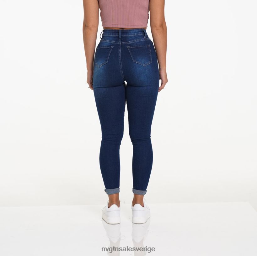B886LB743 mörk tvätt livsstil NVGTN kvinnor navishape jeans