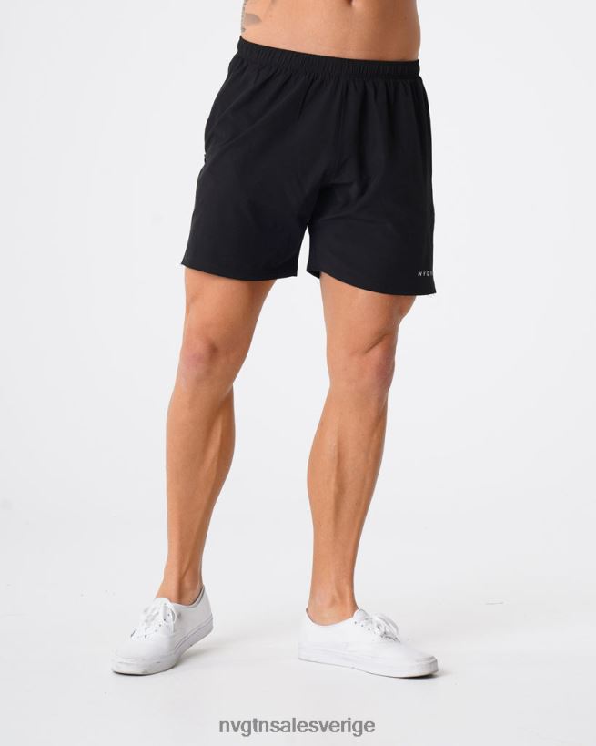 B886LB777 svart bottnar NVGTN män flex shorts