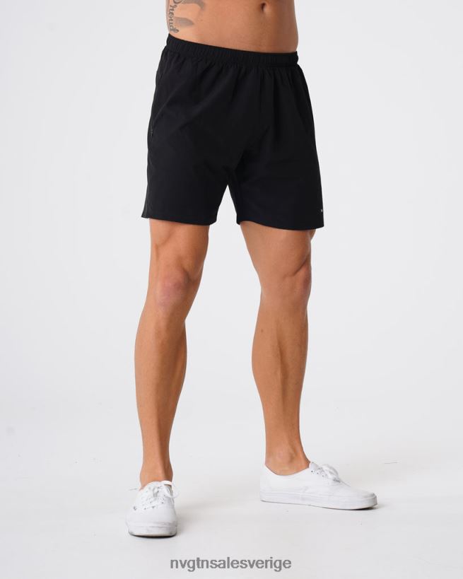 B886LB777 svart bottnar NVGTN män flex shorts
