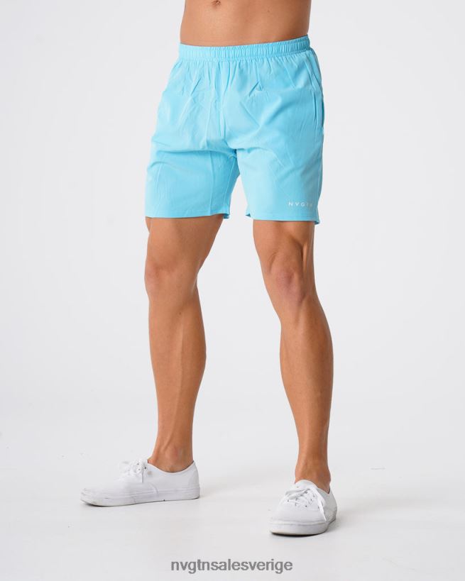 B886LB779 aqua bottnar NVGTN män flex shorts