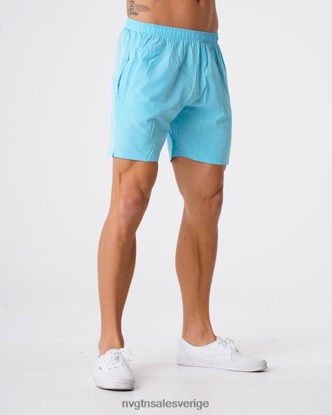 B886LB779 aqua bottnar NVGTN män flex shorts