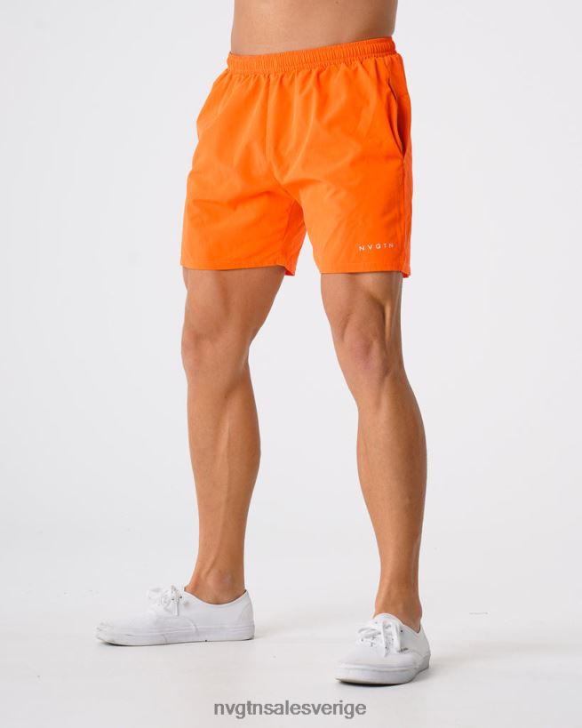 B886LB803 orange bottnar NVGTN män flex shorts