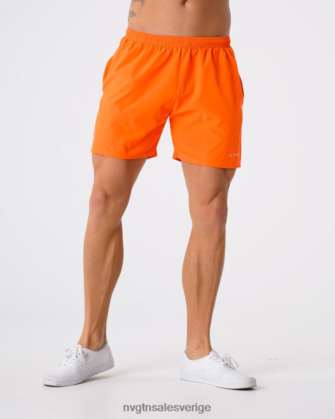 B886LB803 orange bottnar NVGTN män flex shorts