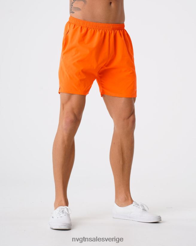 B886LB803 orange bottnar NVGTN män flex shorts