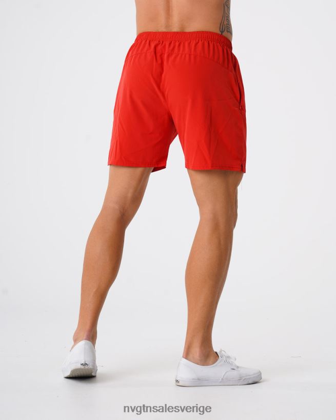 B886LB804 röd bottnar NVGTN män flex shorts