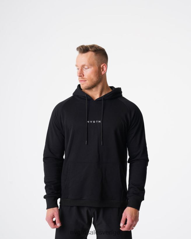 B886LB784 svart blast NVGTN män lounge hoodie