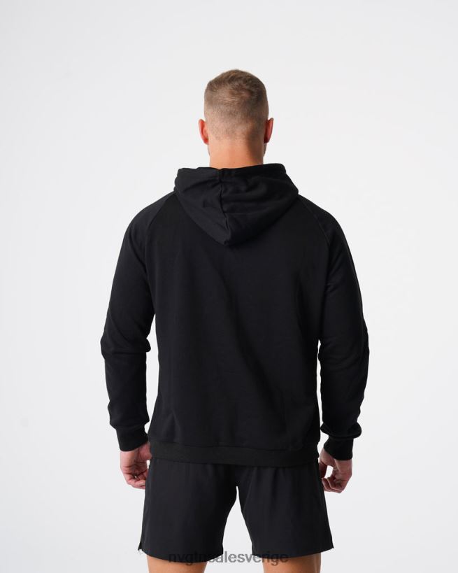 B886LB784 svart blast NVGTN män lounge hoodie