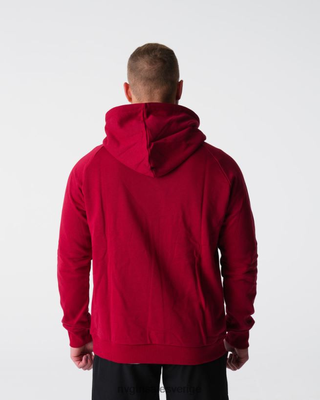 B886LB787 djupröd blast NVGTN män lounge hoodie