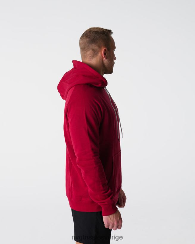B886LB787 djupröd blast NVGTN män lounge hoodie