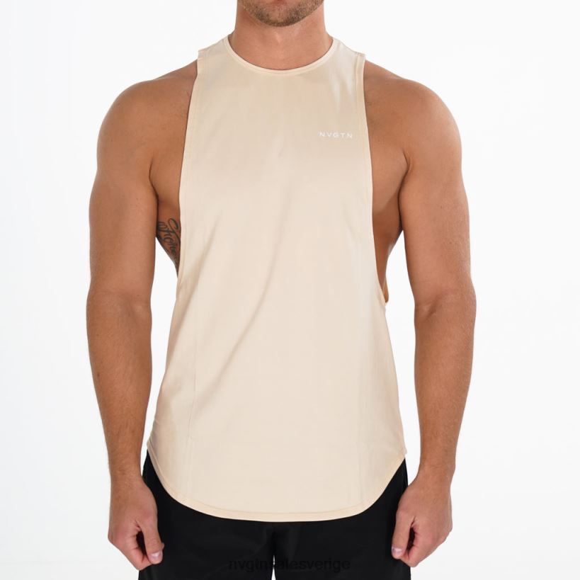 B886LB807 beige blast NVGTN män pulskant tank
