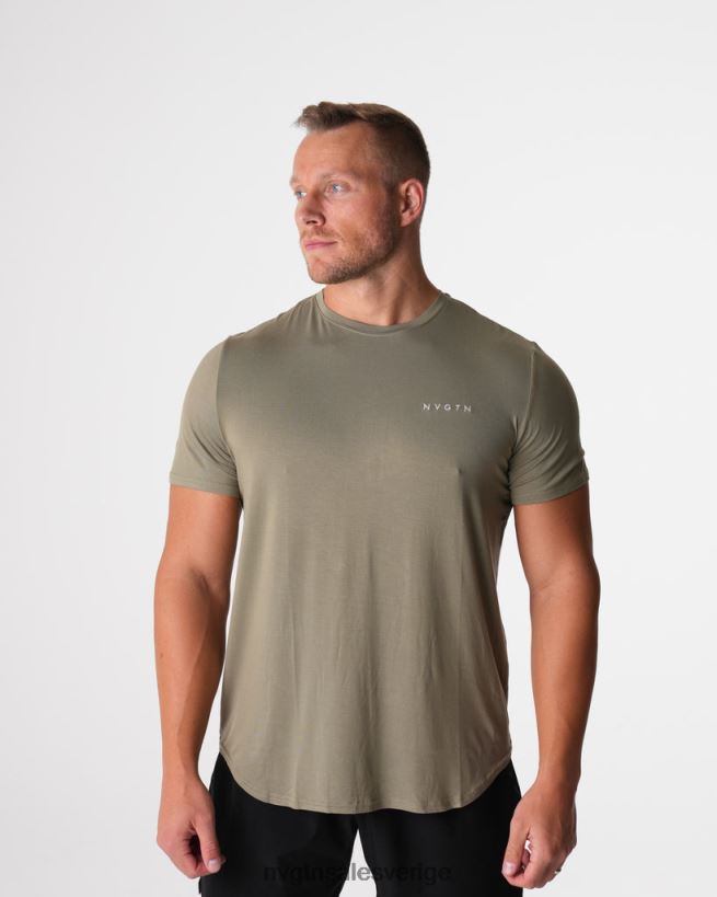 B886LB761 salviagrön blast NVGTN män tekniskt monterad t-shirt