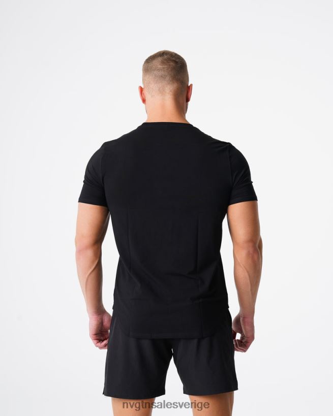 B886LB767 svart blast NVGTN män pulsanpassad t-shirt