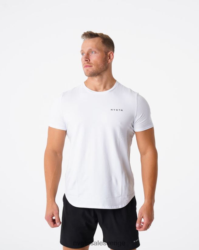 B886LB768 vit blast NVGTN män pulsanpassad t-shirt