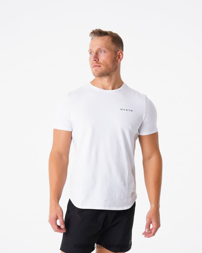 B886LB768 vit blast NVGTN män pulsanpassad t-shirt